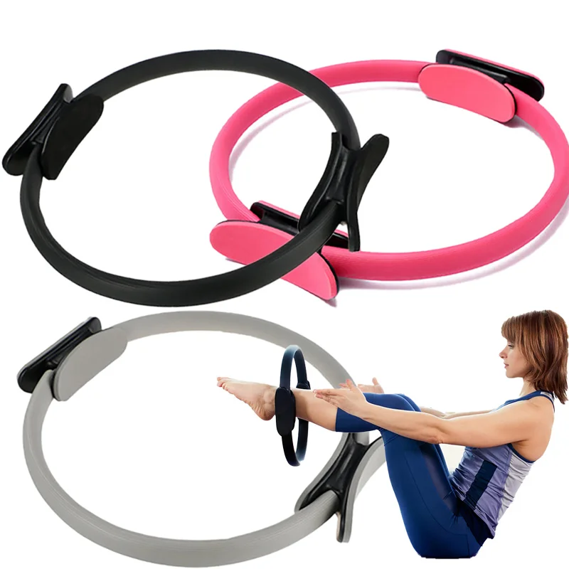 Pilates Yoga Resistance Ring - Cincin Pilates, Pelatih Ketahanan di Rumah,