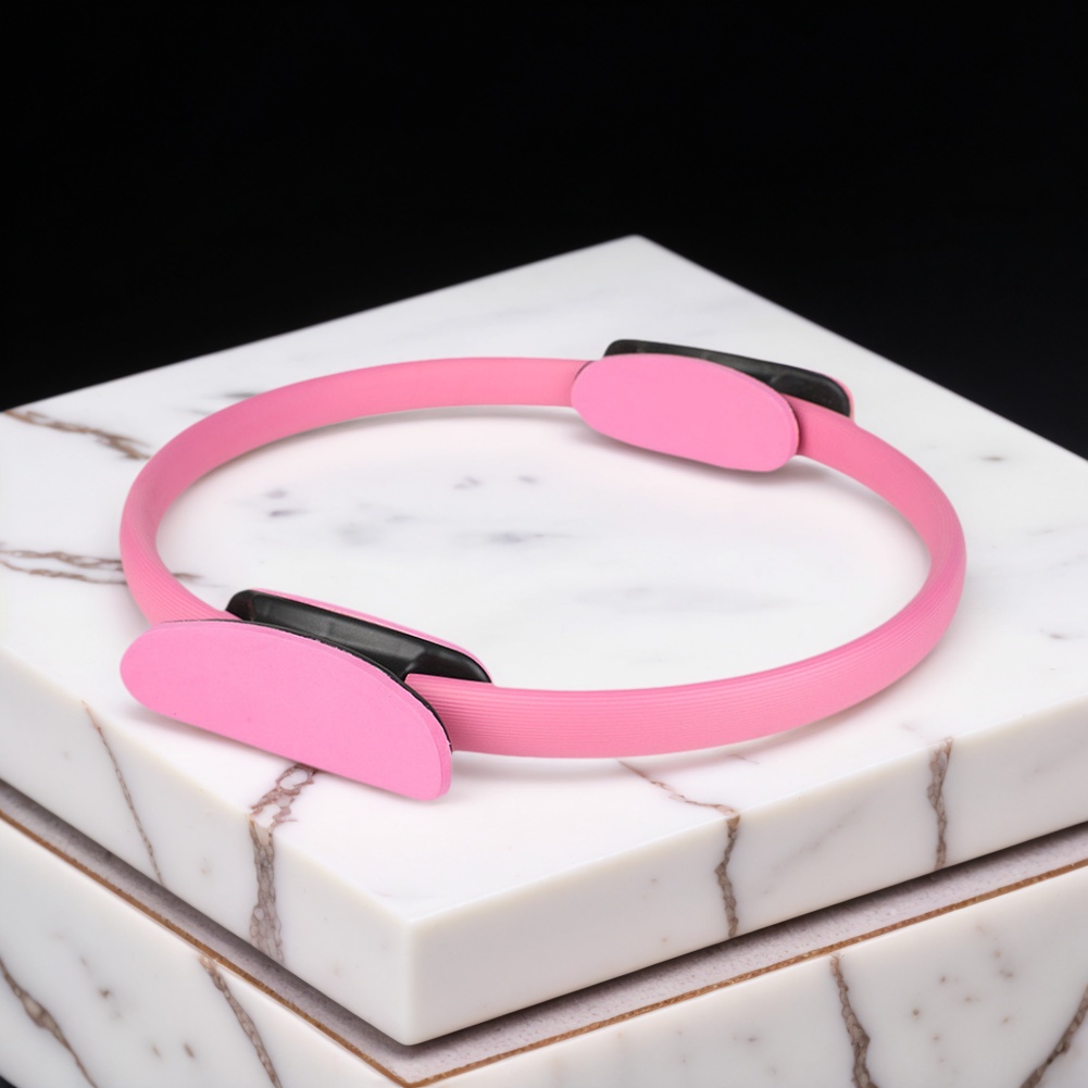 Pilates Yoga Resistance Ring - Cincin Pilates Cincin Kebugaran dengan Pegangan