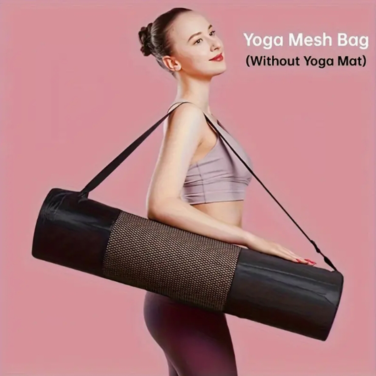 Pilates Yoga Studio - 1 Tas Jaring Penyimpanan Matras Yoga