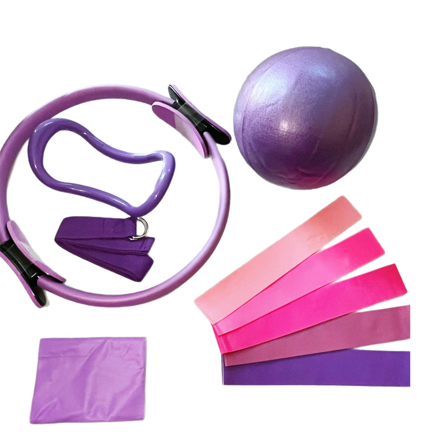Pilates Yoga Resistance Ring - Set Latihan Kebugaran Resistance Gym Rumahan