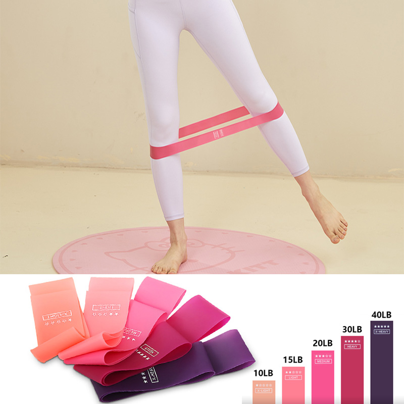Pilates Yoga Resistance Ring - Olahraga Yoga Resistance Loop Band Binaraga