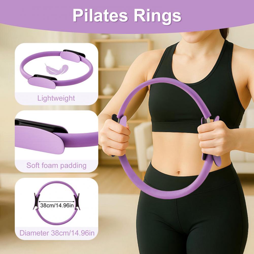 Pilates Yoga Resistance Ring - Wanita Yoga Kebugaran Cincin Lingkaran Pilates