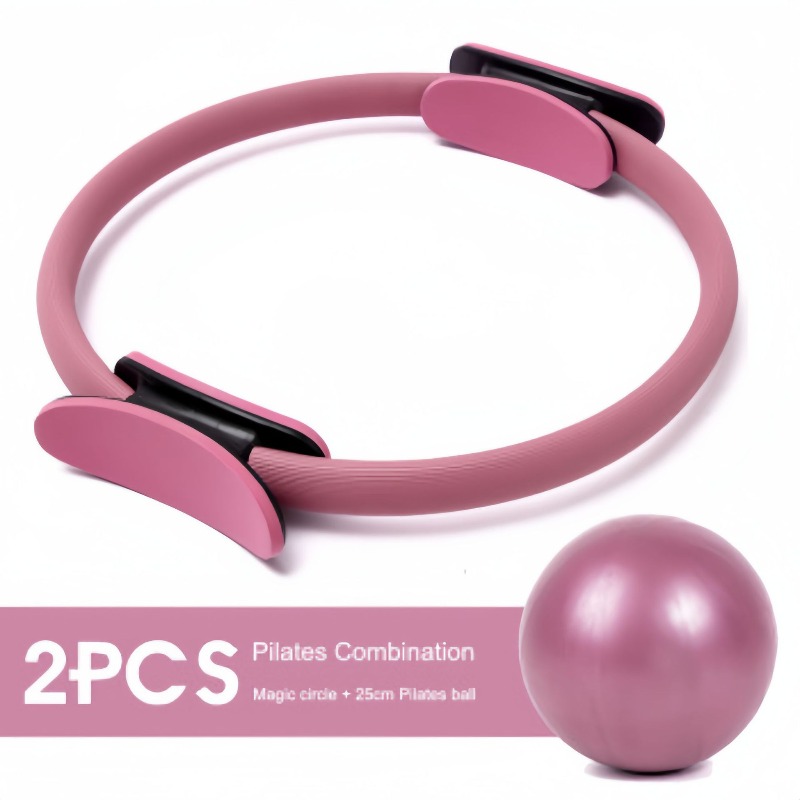 Pilates Yoga Resistance Ring - Set Ring Yoga Pilates 25cm dengan