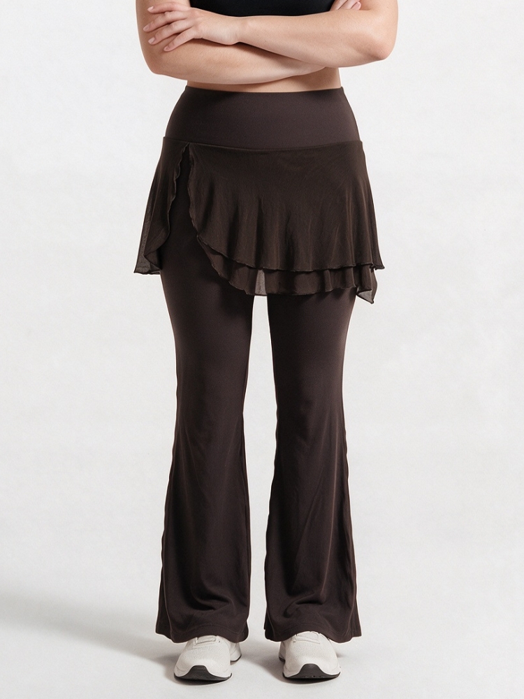 Pilates Yoga Legging - Celana Yoga Wanita Ukuran Besar, Bahan