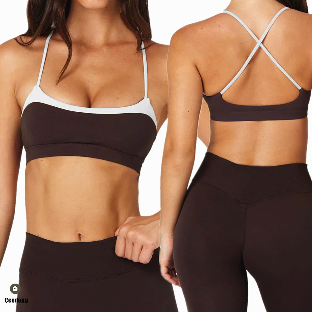 Pilates Yoga Legging - Bra Yoga Pad untuk Wanita Celana