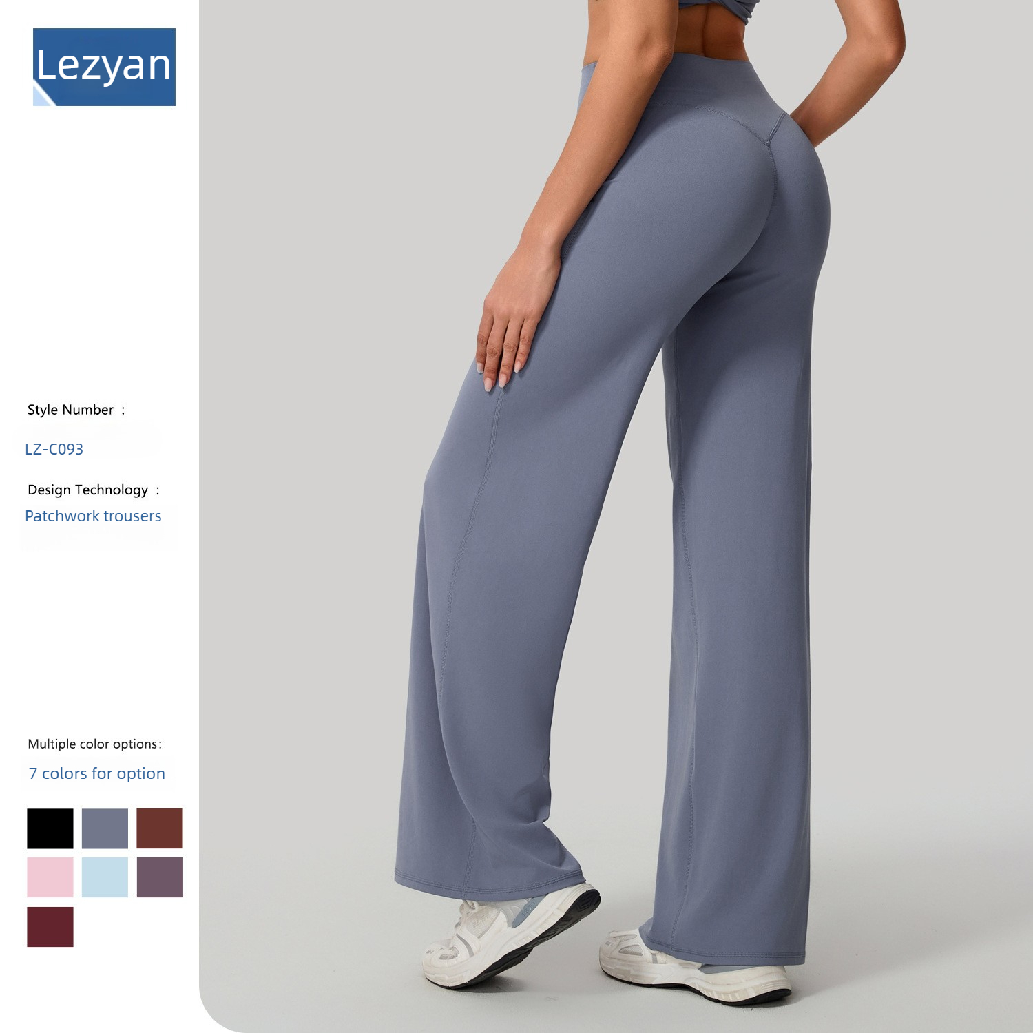 Pilates Yoga Legging - Lezyan Celana Yoga Longgar Lembut Model