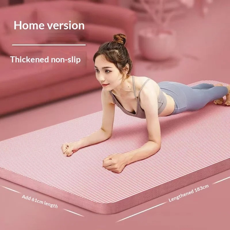 Matras Yoga Anti Selip Ekstra  - Pilates Yoga Mat Workout ulasan dan harga