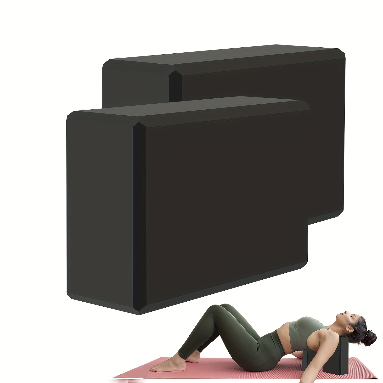 1/2 Buah Bata Busa Gym Peralat - Yoga Block Cork ulasan dan harga