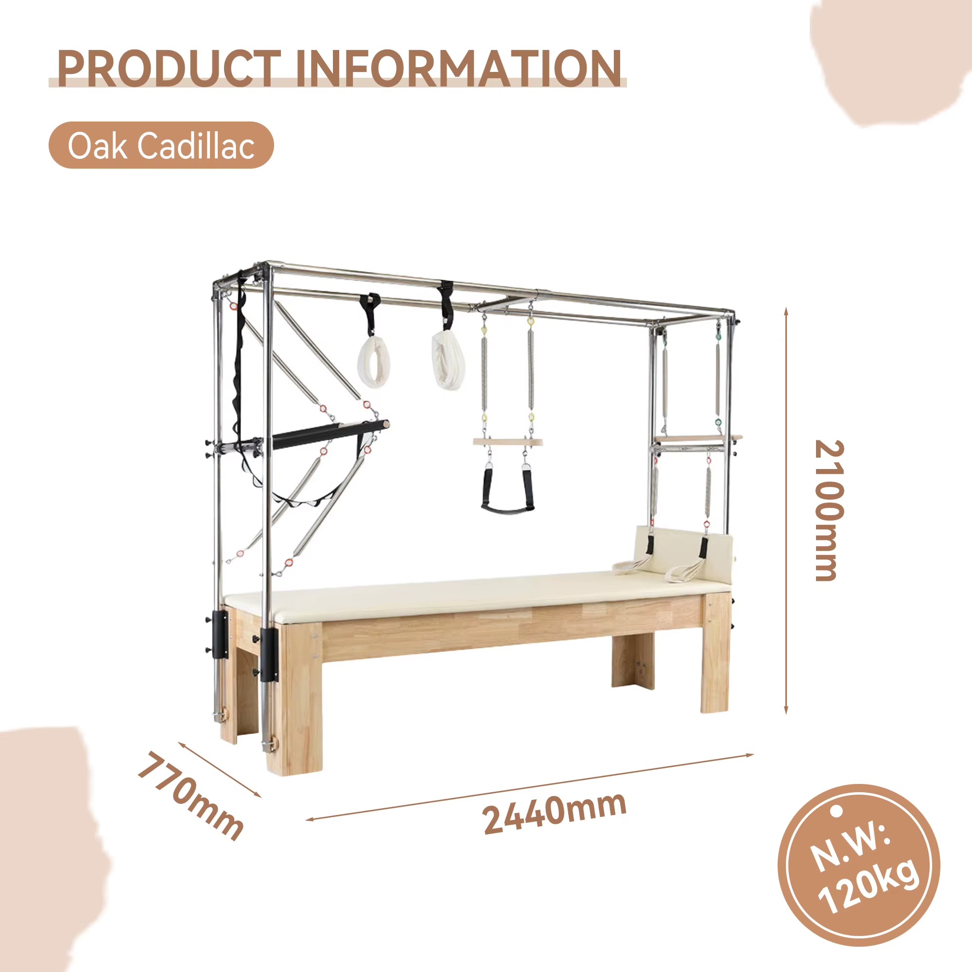 Peralatan Reformer Pilates Kay - Pilates Yoga &A ulasan dan harga