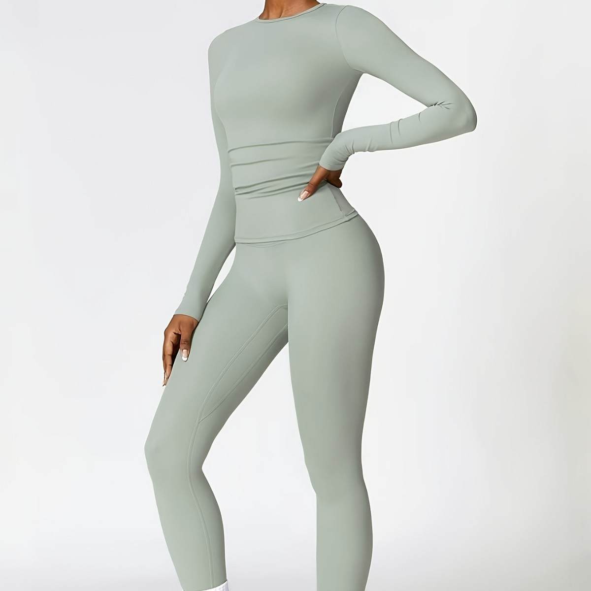 Setelan yoga ketat lengan panj - Pilates Yoga &A ulasan dan harga