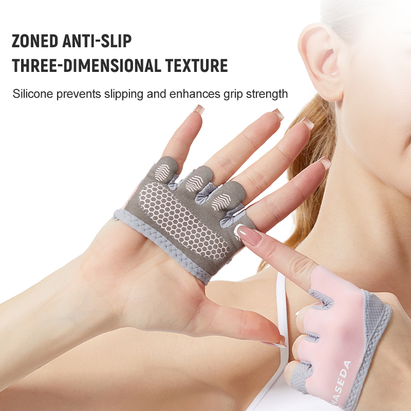 Sepasang Sarung Tangan Fitness - Pilates Yoga &A ulasan dan harga