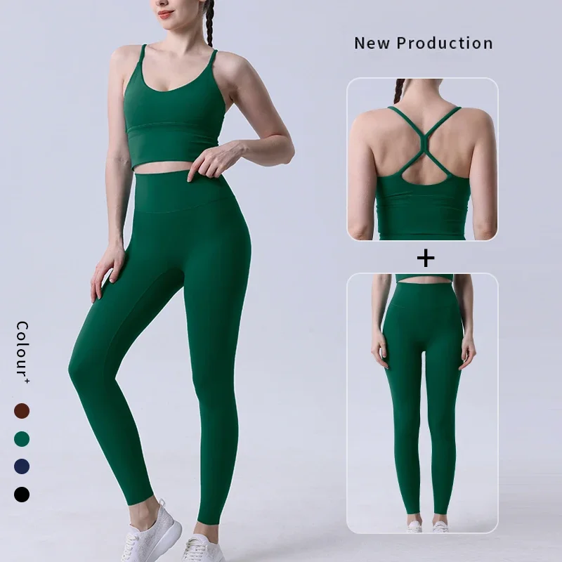 Pakaian Yoga 2 Potong Pakaian  - Pilates Yoga Legging ulasan dan harga