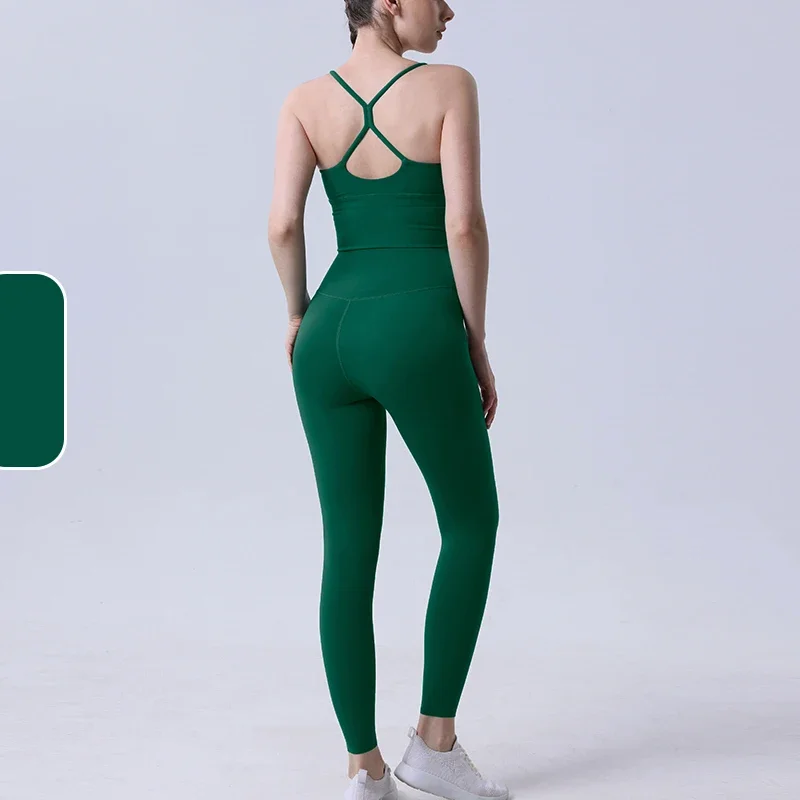 Pakaian Yoga 2 Potong Pakaian  - Pilates Yoga Legging ulasan dan harga