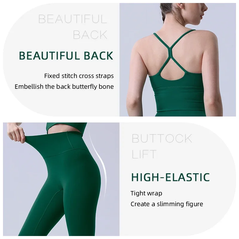 Pakaian Yoga 2 Potong Pakaian  - Pilates Yoga Legging ulasan dan harga