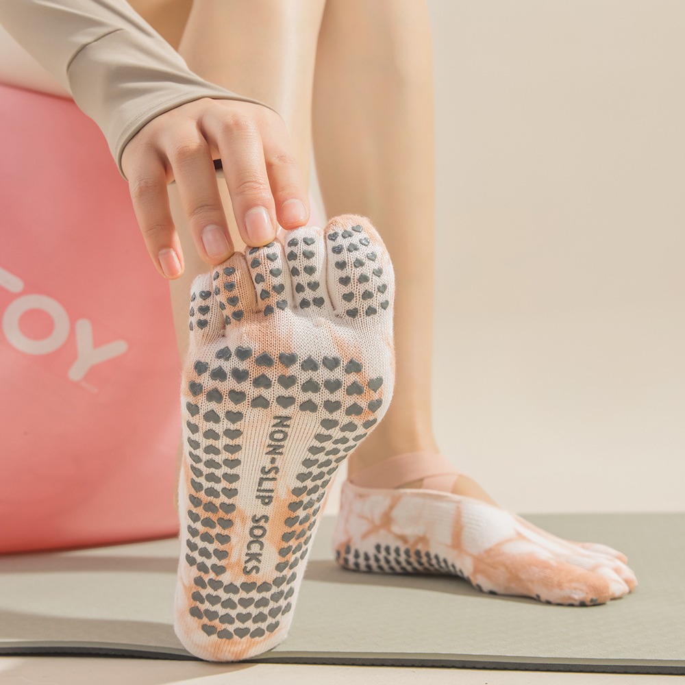 Kaos Kaki Wanita Tie-Dye denga - Pilates Yoga Studio ulasan dan harga
