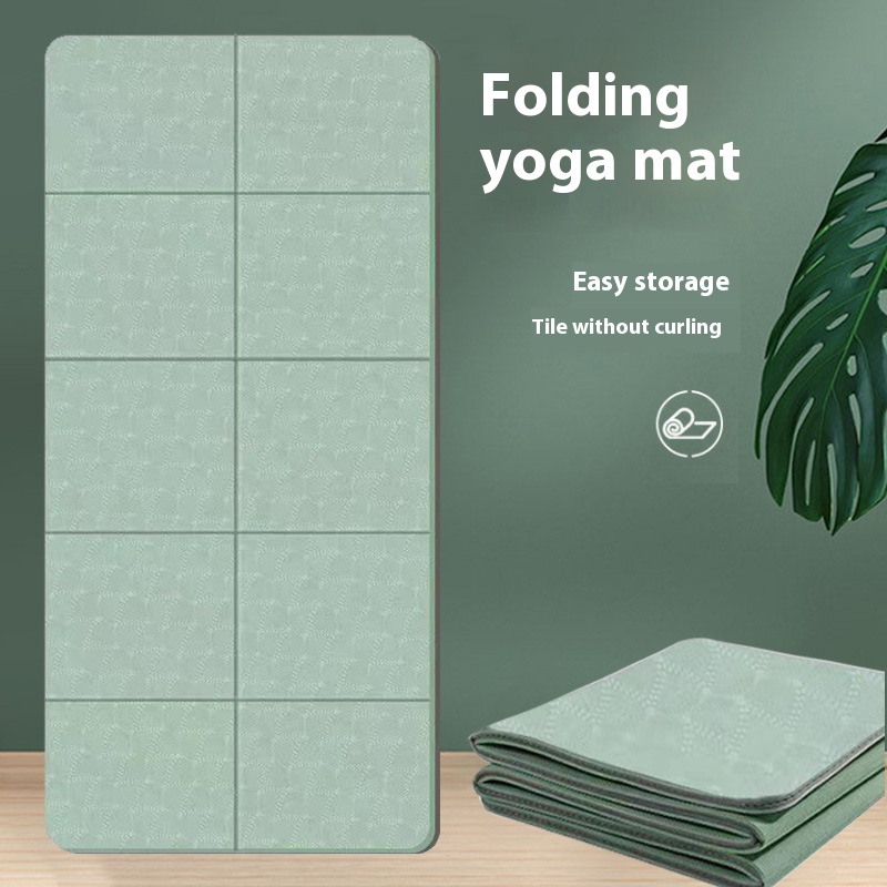 TINSOL Matras Yoga Lipat Ramah - Pilates Yoga Mat Workout ulasan dan harga