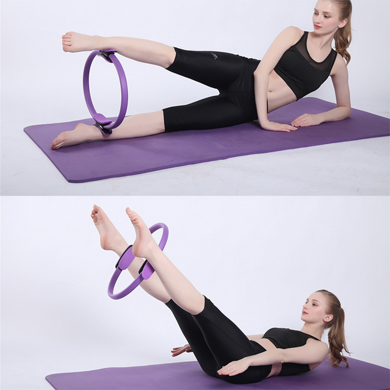 Set Cincin Pilates 8 Buah Pera - Pilates Yoga Resistance Ring ulasan dan harga