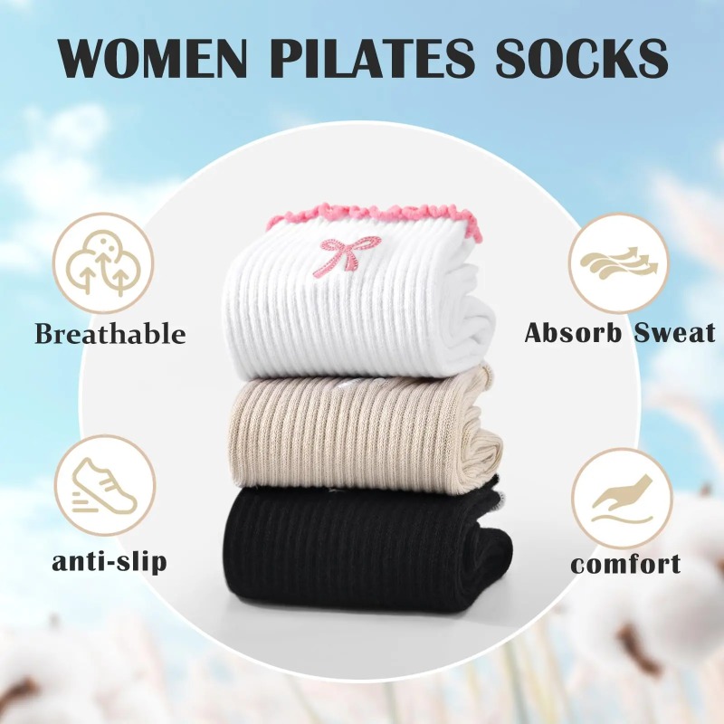 Kaus Kaki Yoga Profesional, Ta - Pilates Yoga &A ulasan dan harga