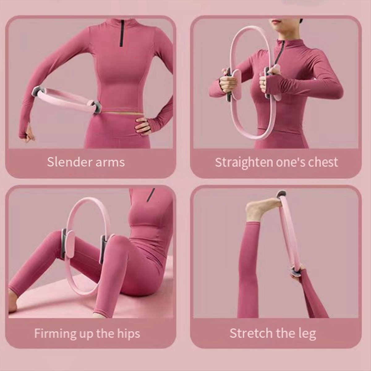 ABXY Pilates Ring Pilates Magi - Pilates Yoga Resistance Ring ulasan dan harga