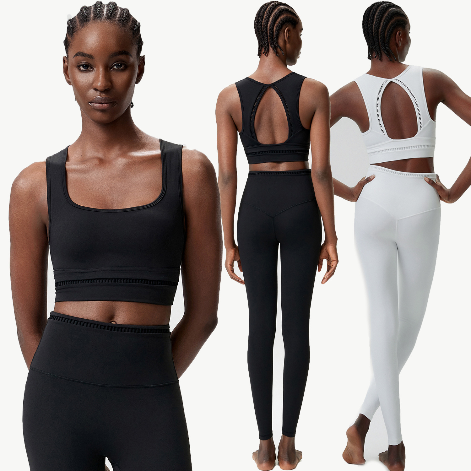 Set Yoga Wanita 2-Potong Baru, - Pilates Yoga Legging ulasan dan harga