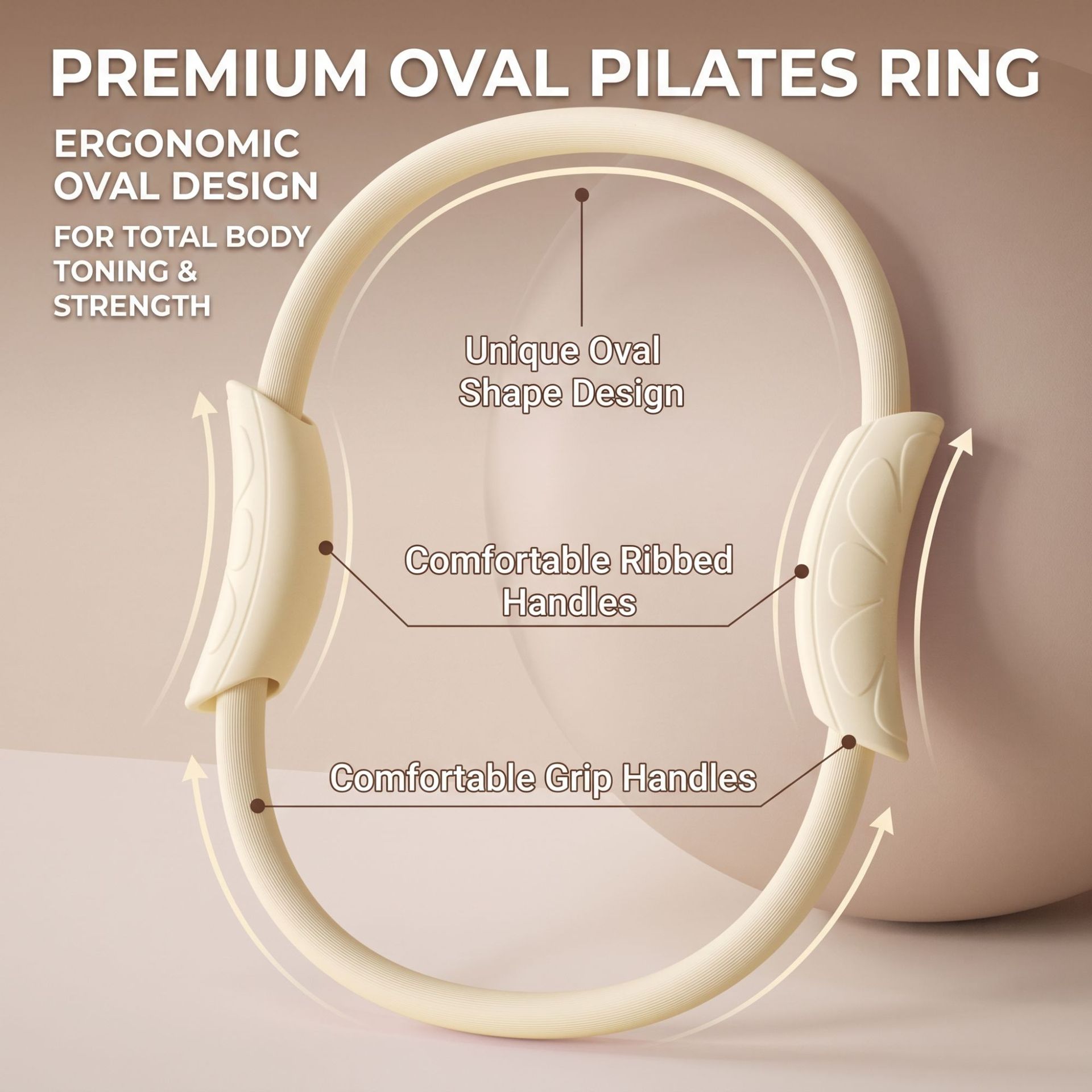 Ring Pilates, Ring Yoga, Alat  - Pilates Yoga Resistance Ring ulasan dan harga