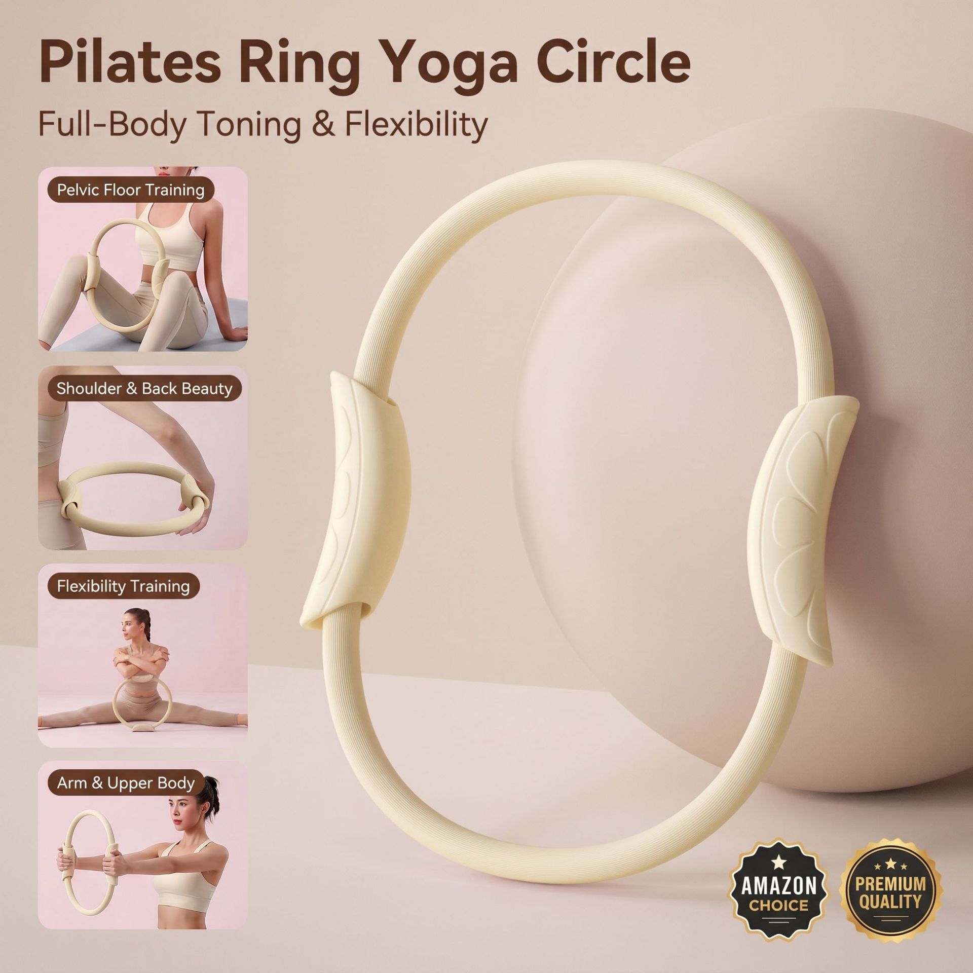 Ring Pilates, Ring Yoga, Alat  - Pilates Yoga Resistance Ring ulasan dan harga