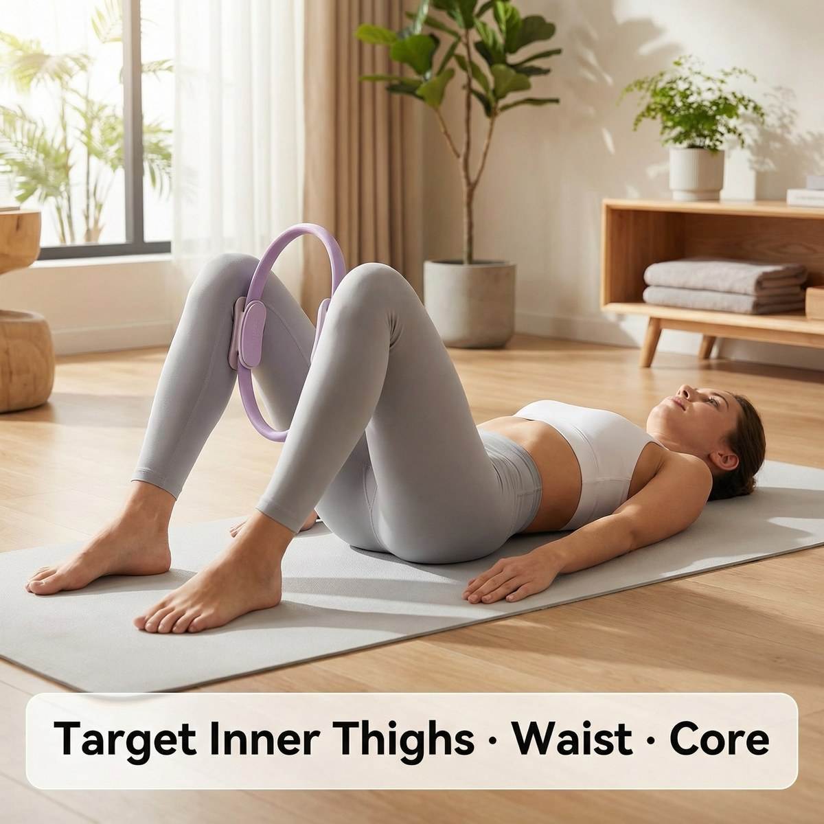 Cincin Pilates 38cm, Yoga Magi - Pilates Yoga Resistance Ring ulasan dan harga