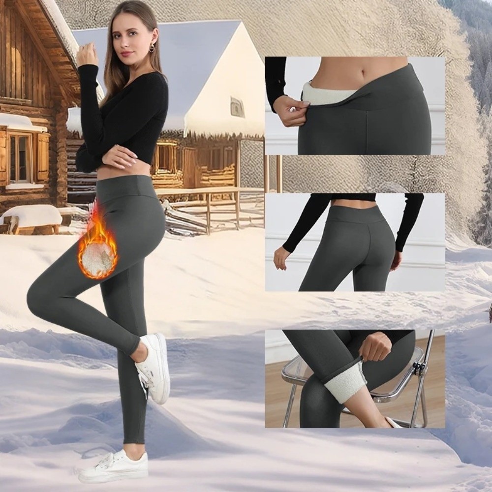 Legging Fleece Pinggang Tinggi - Pilates Yoga Legging ulasan dan harga