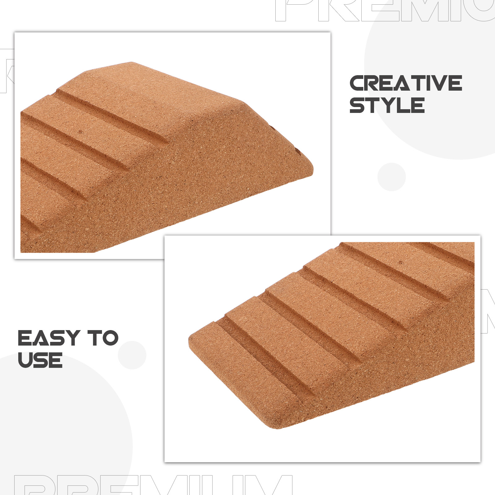 Blok Yoga Trapesium Cork Squat - Yoga Block Cork ulasan dan harga