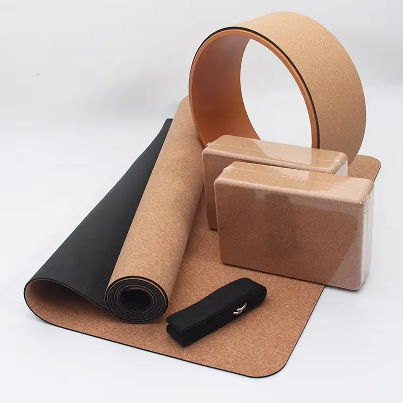 Set Mat Yoga SANFAN Custom Pri - Yoga Block Cork ulasan dan harga